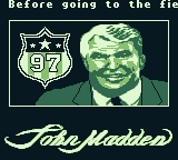 Madden 97 screenshot 5 for GameBoy